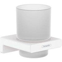Hansgrohe AddStoris Toothbrush Tumbler Matt White (198VH)