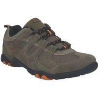 Hi-Tec Quadra II Size 9 Taupe Non Safety Trainers (198YG)