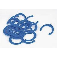 FloPlast FloFit+ Plastic Collet Clips Blue 22mm 20 Pack (199FA)