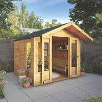 Mercia Premium Sussex 8' x 10' (Nominal) Apex Timber Summerhouse (199YL)