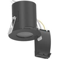 LAP Juventas Fixed Fire Rated Downlight Black (200RE)