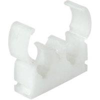 Talon 15mm Double Hinge Clip White 50 Pack (20167)