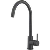 Swirl Elbe Tap Matt Black (201FR)