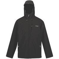 Regatta Britedale Waterproof Shell Jacket Black Small Size 37.5" Chest (201HY)