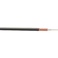 Time GT100 Black 1-Core Round Coaxial Cable 50m Drum (201JY)