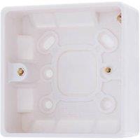 British General 1-Gang Surface Pattress Box 29mm (202HT)