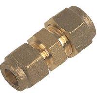 Flomasta Brass Compression Equal Coupler 8mm (20317)