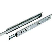 Essentials Zinc-Plated Ball Bearing Drawer Runners 550mm 2 Pack (20420)