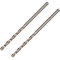Erbauer Straight Shank Metal Drill Bits 2mm x 49mm 2 Pack (205JL)