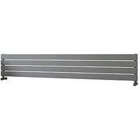 Ximax Oceanus 295mm x 1800mm 2075BTU Silver Horizontal Designer Radiator (205TR)