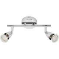 Saxby Amalfi Bar 2-Light Spotlight Chrome (205VX)