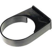 FloPlast Round Easyfit Pipe Clips Black 68mm 10 Pack (20682)