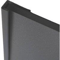 Splashwall End Cap Silver 2440mm x 4mm (206RK)