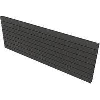 Ximax Oceanus 595mm x 1600mm 5010BTU Anthracite Horizontal Designer Radiator (206TR)