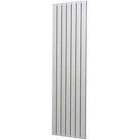 Blaze 1800mm x 485mm 4235BTU Matt Chrome Vertical Designer Radiator (2077F)