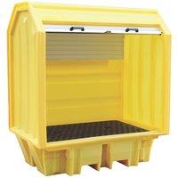 Essentials BP2HCS 230Ltr Covered Bund Pallet 990mm x 1490mm x 1690mm (207HJ)