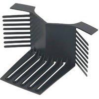 Glidevale Protect Black Universal Dry Verge End Caps 2 Pack (2084J)