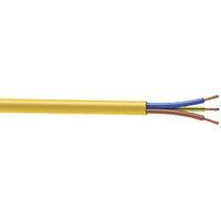 Time 3183YAG Yellow 3-Core 1.5mm Flexible Cable 25m Drum (208JY)