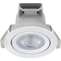 LAP Ubertas Tilt LED Downlight White 4W 450lm (208RE)