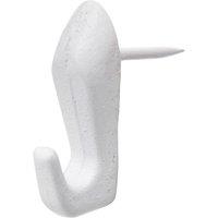 Corefix Barb White Hammer-In Picture Hooks 2mm x 23mm 4 Pack (208TW)