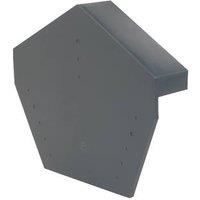 Glidevale Protect Grey Universal Dry Verge Angled Ridge Caps 2 Pack (2090J)