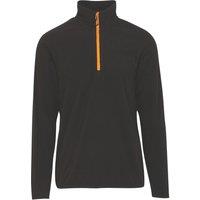 Regatta Navigate Half Zip Fleece Black/Orange Pop 3X Large 50 Chest (209TU)