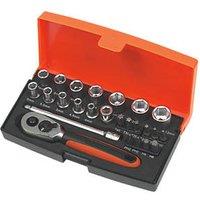 Bahco SL25 1/4 Drive Socket Set 25 Pcs (21134)