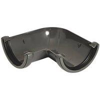 FloPlast uPVC 90 Half Round Gutter Angle Anthracite Grey 112mm (211KJ)