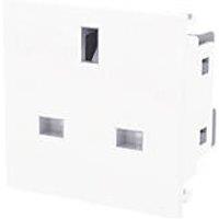 LAP 13A Unswitched Modular Socket White (21218)