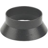 FloPlast Cast Iron Effect Solvent Weld Weathering Collar Black 110mm (21243)
