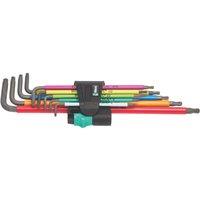 Wera 967/9 TX XL Multicolour 1 Metric & TX Long L-Key Set 9 Pcs (212HF)