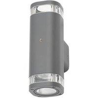 Zink EOS Outdoor Wall Light With Photocell Anthracite (212KJ)
