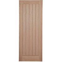 Unfinished Oak Wooden Cottage Internal Fire Door 1981mm x 686mm (213FA)
