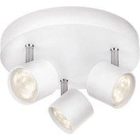 Philips Star LED Round Plate Triple Spotlight White 13.5W 1500lm (213JA)
