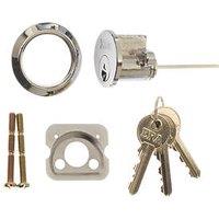 ERA Night Latch Replacement Cylinder Chrome 32.5mm (2142G)