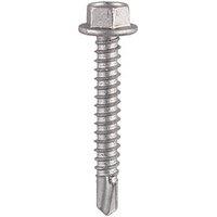 Timco Socket Self Drilling Roofing Screws 5.5mm x 50mm 100 Pack (21461)