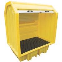 Essentials BP2HC 230Ltr Covered Bund Pallet 990mm x 1490mm x 1690mm (214HJ)