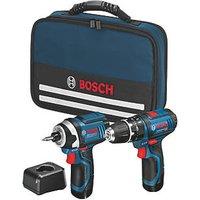 Bosch GSB / GDR 12 12V 2 x 2.0Ah Lithium Coolpack Cordless Twin Pack (214PG)