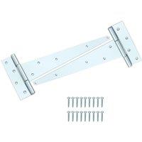 Smith & Locke Zinc-Plated Tee Hinges 500mm 2 Pack (214VE)
