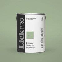 LickPro 5Ltr Smooth Green 14 Masonry Paint (215FW)