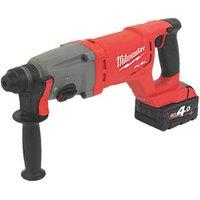 Milwaukee M18 CHD-402C FUEL 3.5kg 18V 2 x 4.0Ah Li-Ion RedLithium Brushless Cordless SDS Plus Drill (215HY)