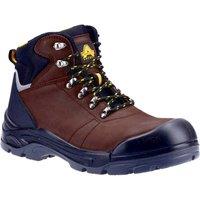 Amblers AS203 Laymore Size 11 Brown Water-Resistant Steel Toe Cap Safety Boots (215PP)