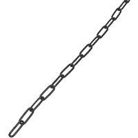 Essentials Side-Welded Black Long Link Chain 4mm x 2.5m (216FE)