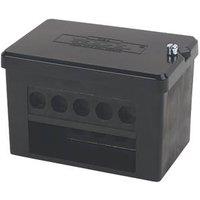 Greenbrook 100A 2 x 5-Way 35mm Connector Block Black (21791)