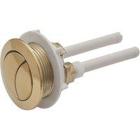 Highlife Bathrooms Dual-Flush Close Couple Cistern Flushing Button Brushed Brass (217RW)