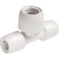 Hep2O Plastic Push-Fit Reducing Tee 15mm x 15mm x 22mm (2202F)