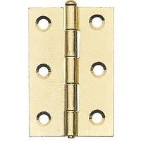 Brass Effect Loose Pin Butt Hinges 76mm x 29mm 2 Pack (220PR)