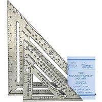 Swanson Tools Rafter Square 7" / 12" (178mm / 305mm) 2 Piece Set (220RG)