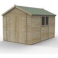 Forest Timberdale 8' 6" x 12' (Nominal) Apex Tongue & Groove Timber Shed with Assembly (220TF)