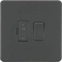 Knightsbridge 13A Switched Fused Spur Anthracite (220TY)